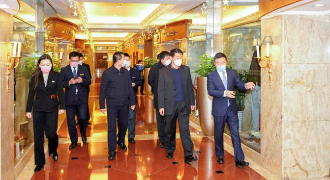 集團黨委書記、董事長任丁一行 赴錦江賓館督導檢查疫情防控工作