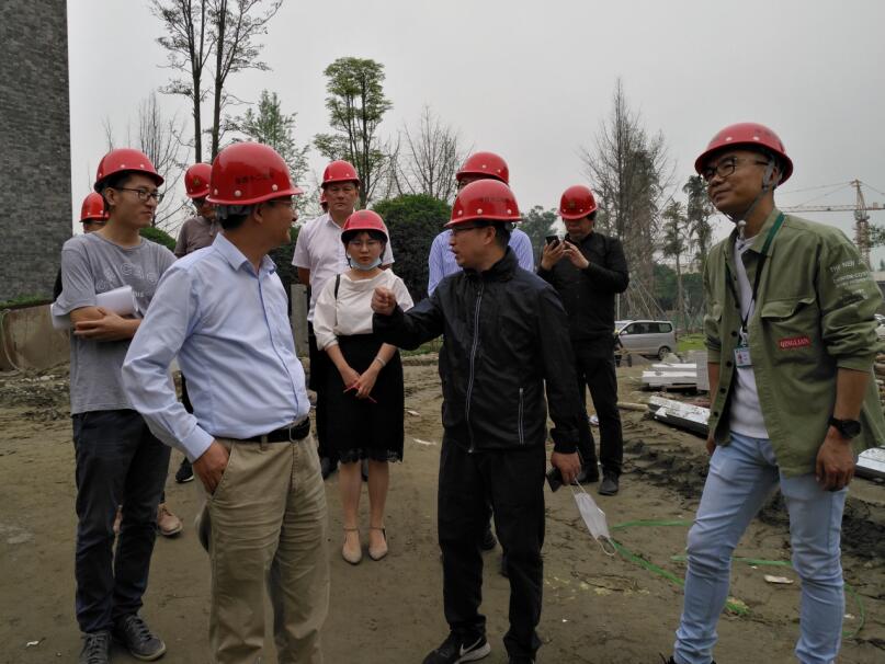 旅投集團領導檢查金牛賓館工程推進工作