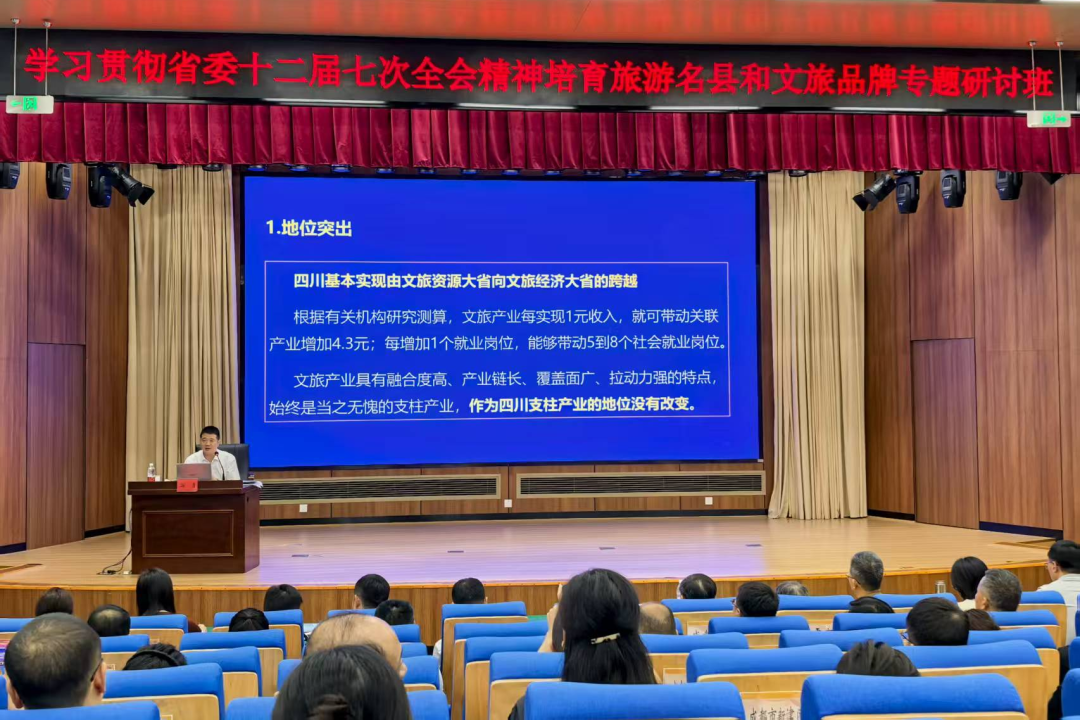 集團(tuán)黨委書記、董事長(zhǎng)游勇應(yīng)邀為學(xué)習(xí)貫徹省委十二屆七次全會(huì)精神培育旅游名縣和文旅品牌專題研討班授課